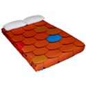 Roof Roofing Tiles  Fitted Sheet (Queen Size) View2