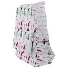 Santa Claus Snowman Christmas  Travelers  Backpack by artworkshop