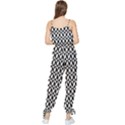 Seamless Abstract Geometric Pattern Background Sleeveless Tie Ankle Chiffon Jumpsuit View2