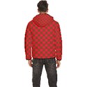 Holiday Plaid Men s Hooded Quilted Jacket View4