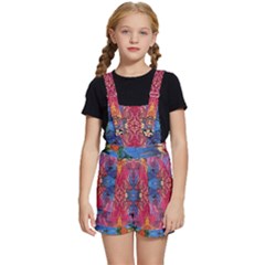 Firey Repeats I Kids  Short Overalls