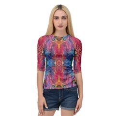 Firey Repeats I Quarter Sleeve Raglan Tee