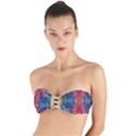 Firey Repeats I Twist Bandeau Bikini Top View1