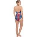 Firey Repeats I Scallop Top Cut Out Swimsuit View2