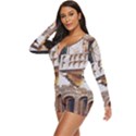 Juliet`s Windows   Long Sleeve Boyleg Swimsuit View2