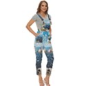 Capri, Italy Vintage Island  Women s Pinafore Overalls Jumpsuit View3