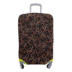 Random Abstract Geometry Motif Pattern Luggage Cover (small) by dflcprintsclothing