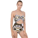  Im Fourth Dimension Trockit Scallop Top Cut Out Swimsuit View1
