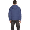 Trans-Yellow Men s Hooded Quilted Jacket View4