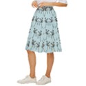 Jogging Lady On Blue Classic Short Skirt View2