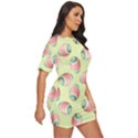 Colorful Easter Eggs Pattern Green Just Threw It On Dress View3