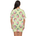 Colorful Easter Eggs Pattern Green Just Threw It On Dress View4