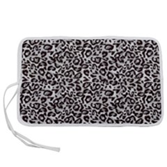 Black Cheetah Skin Pen Storage Case (m)