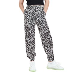 Black Cheetah Skin Kids  Elastic Waist Pants