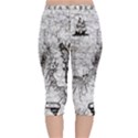 Antique Mercant Map  Velvet Capri Leggings  View2