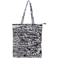 Old Civilization Double Zip Up Tote Bag