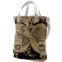 World Map - Nova delineatio totius orbis terrarum -  1659-1733 Canvas Messenger Bag View1