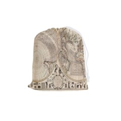Mapa Mundi - 1774 Drawstring Pouch (medium)