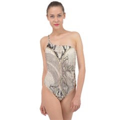Mapa Mundi - 1774 Classic One Shoulder Swimsuit