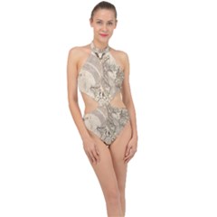Mapa Mundi - 1774 Halter Side Cut Swimsuit