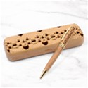Red flowers and colorful squares                                                           Alderwood Pen Set View1