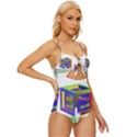 Fashionkiller12 Knot Front One-Piece Swimsuit View3