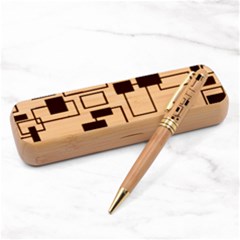 Colorful Rectangles                                                               Alderwood Pen Set