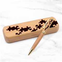 Retro Colors Puzzle Pieces                                                                 Alderwood Pen Set