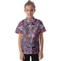 Charcoal Pink Repeats IV Kids  Short Sleeve Shirt View1