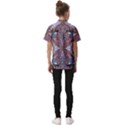 Charcoal Pink Repeats IV Kids  Short Sleeve Shirt View2