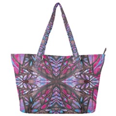 Charcoal Pink Repeats Iv Full Print Shoulder Bag