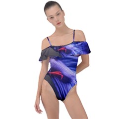 Betta Fish Photo And Wallpaper Cute Betta Fish Pictures Frill Detail One Piece Swimsuit