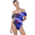Betta Fish Photo And Wallpaper Cute Betta Fish Pictures Frill Detail One Piece Swimsuit View1