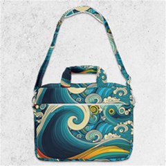 Waves Wave Ocean Sea Abstract Whimsical Macbook Pro 13  Shoulder Laptop Bag 