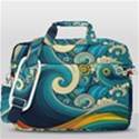 Waves Wave Ocean Sea Abstract Whimsical MacBook Pro 13  Shoulder Laptop Bag  View3