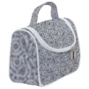 Circle Ornate Motif Random Pattern Satchel Handbag View2
