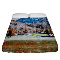 Trentino Alto Adige, Italy  Fitted Sheet (queen Size) by ConteMonfrey