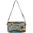 Alone on Gardasee, Italy. Removable Strap Clutch Bag View2