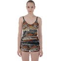 Art boats Garda, Italy. Tie Front Two Piece Tankini View1