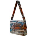 Boats on Lake Garda, Italy. Full Print Messenger Bag (S) View2