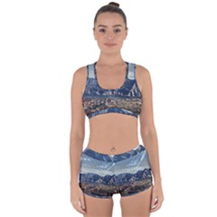 Lake In Italy Racerback Boyleg Bikini Set