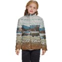 Calm Day On Lake Garda Kids  Puffer Bubble Jacket Coat View1