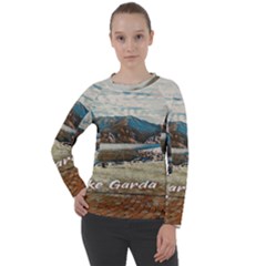 Calm Day On Lake Garda Women s Long Sleeve Raglan Tee