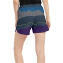 Abstract Landscape Art Design Pattern Water Women s Runner Shorts View2