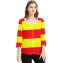 Aust Agder Flag Chiffon Quarter Sleeve Blouse View1