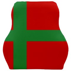 Bornholm Denmark Flag Car Seat Velour Cushion  by tony4urban