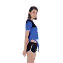 Estonia Asymmetrical Short Sleeve Sports Tee View3