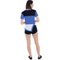 Estonia Asymmetrical Short Sleeve Sports Tee View4