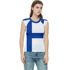 Finland Women s Raglan Cap Sleeve Tee