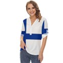 Finland Zip Up Long Sleeve Blouse View2